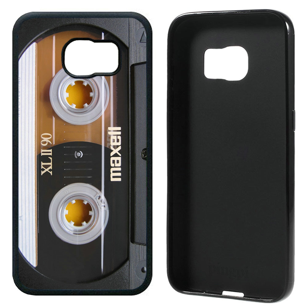 Funny Vintage 80s Music Cassette Tape Retro Case for Samsung Galaxy S6